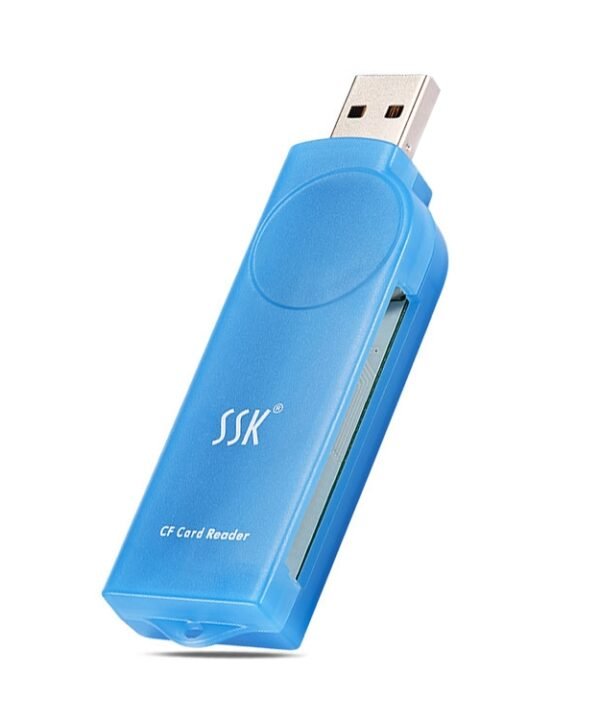 SSK SCRS028 USB 2.0 Interface External Card Reader, Supports CF Card / MD