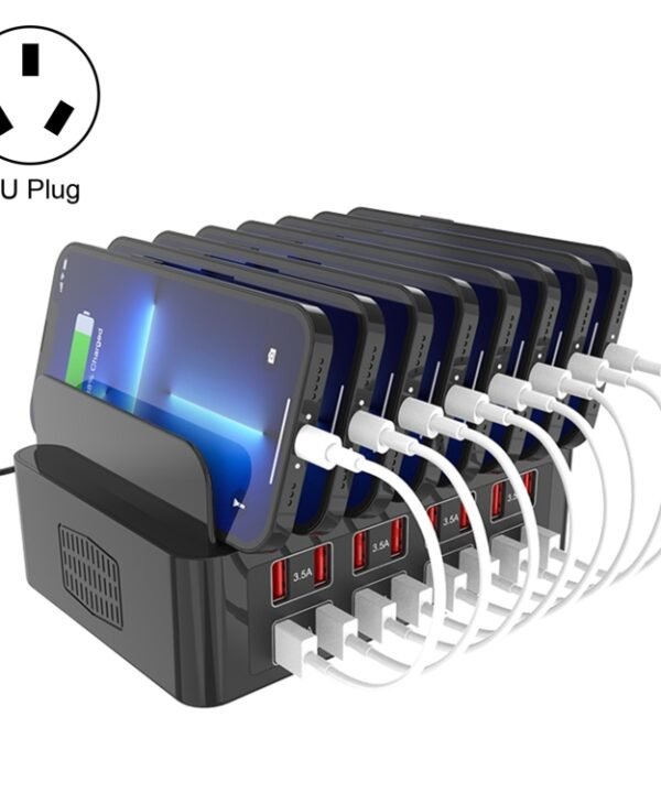YFY-A55 150W 16 x USB Ports Smart Charging Station with Phone & Tablet Stand, US Plug, YFY-A55