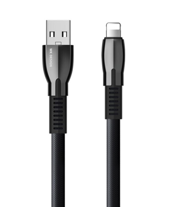 WK WDC-107i 1m 2.4A Saint Zinc Alloy Series USB to 8 Pin Data Sync Charging Cable, 8 Pin