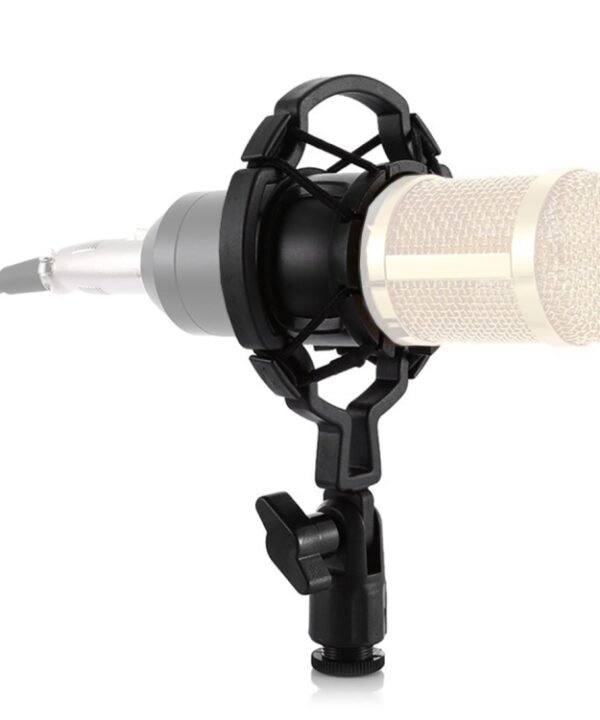 46mm Plastic Microphone Shock Mount Holder Stand, for Studio Recording, Live Broadcast, Live Show, KTV, etc.