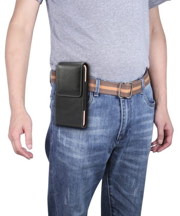 6.0 inch Universal Vertical Lambskin Texture Waist Bag  for iPhone XS Max, Galaxy S10+, Huawei P30 Pro, For 6.0 inch