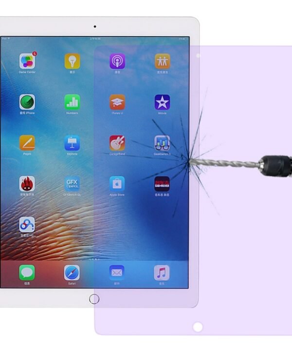 0.33mm 9H 2.5D Anti Blue-ray Explosion-proof Tempered Glass Film for iPad Pro 12.9 (2017) / (2015)