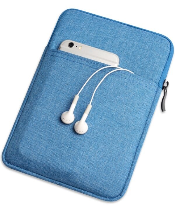 Shockproof Canvas + Space Cotton + Plush Protective Bag for iPad Mini 5 2019