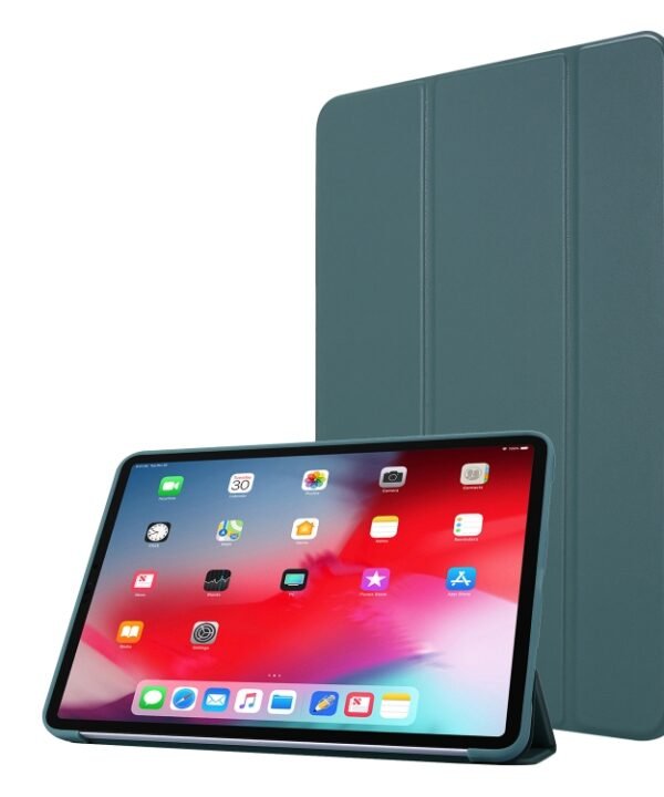 For iPad Pro 11 (2020) PC + PU Leather Tablet Case with Three-folding Holder, For iPad Pro 11 (2020)