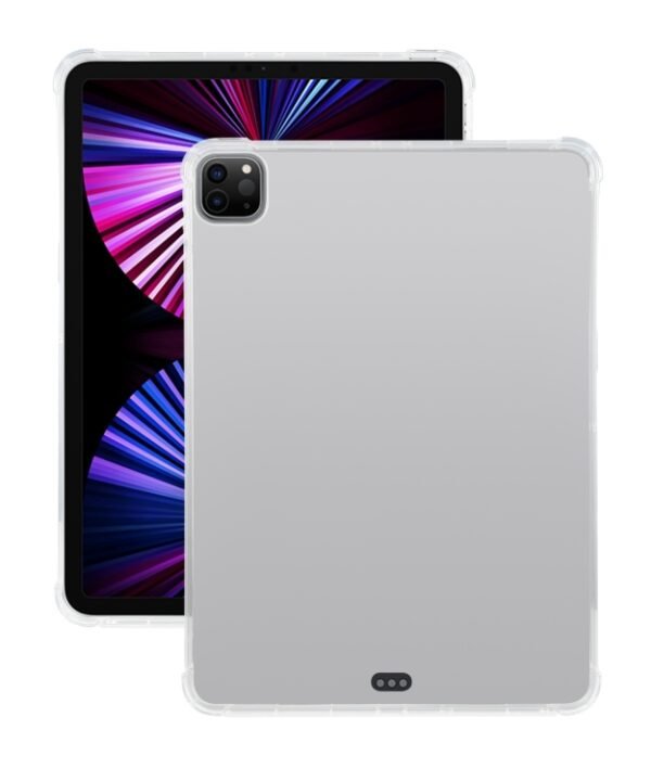 For iPad Pro 11 2022 / 2021 Four-corner Airbag Anti-drop Transparent Protective Tablet Case with Pen Slot