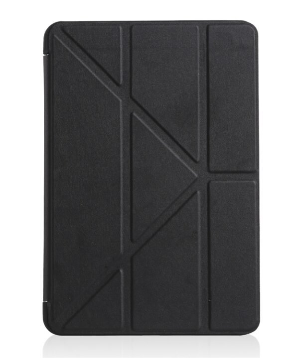 Millet Texture PU+ Silica Gel Full Coverage Leather Case for iPad Mini 4/5, with Multi-folding Holder