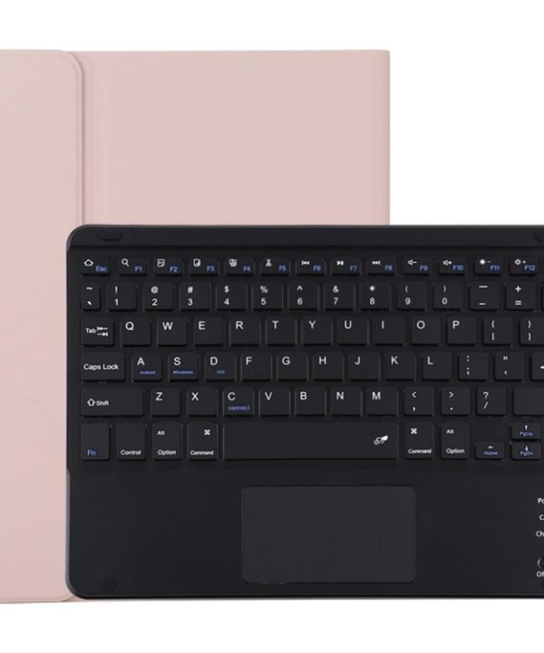 TG97BC Detachable Bluetooth Black Keyboard + Microfiber Leather Tablet Case for iPad 9.7 inch, with Touch Pad & Pen Slot & Holder, TG97BC