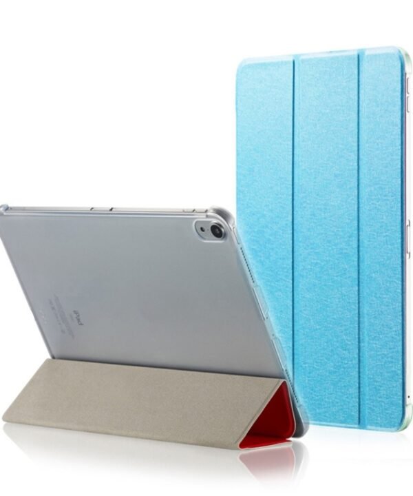 Silk Texture Horizontal Flip Ultra-thin Double-sided Clip Magnetic PU Leather Case for iPad Pro 11 inch (2018), with Three-folding Holder & Sleep / Wake-up Function, For iPad Pro 11 inch (2018)