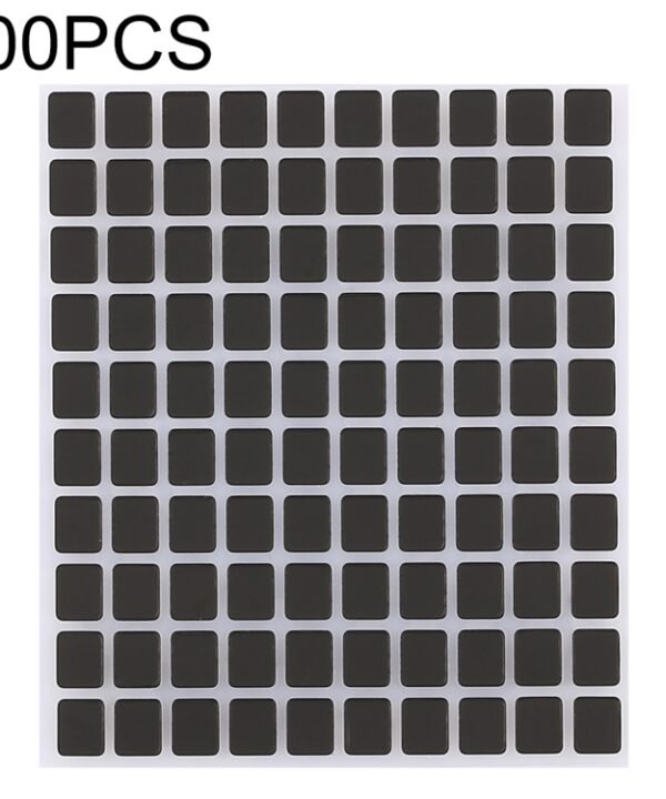 100 PCS Display Screen Black Stickers for iPhone X
