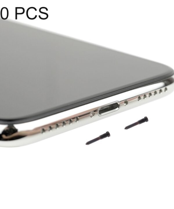 10 PCS Charging Port Screws for iPhone X, For iPhone X