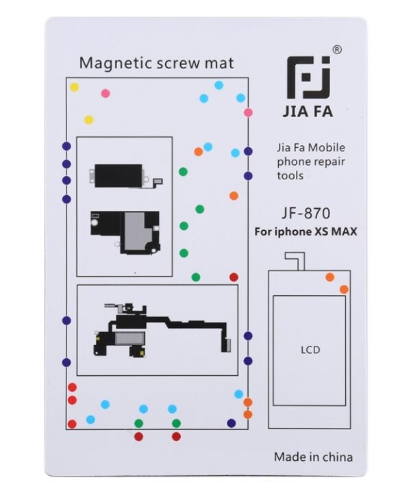 JIAFA JF-870 Magnetic Pad Screw Board for iPhone XS Max