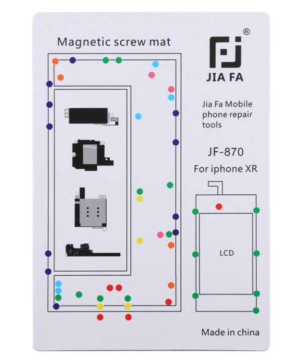 JIAFA JF-870 Magnetic Pad Screw Board for iPhone XR