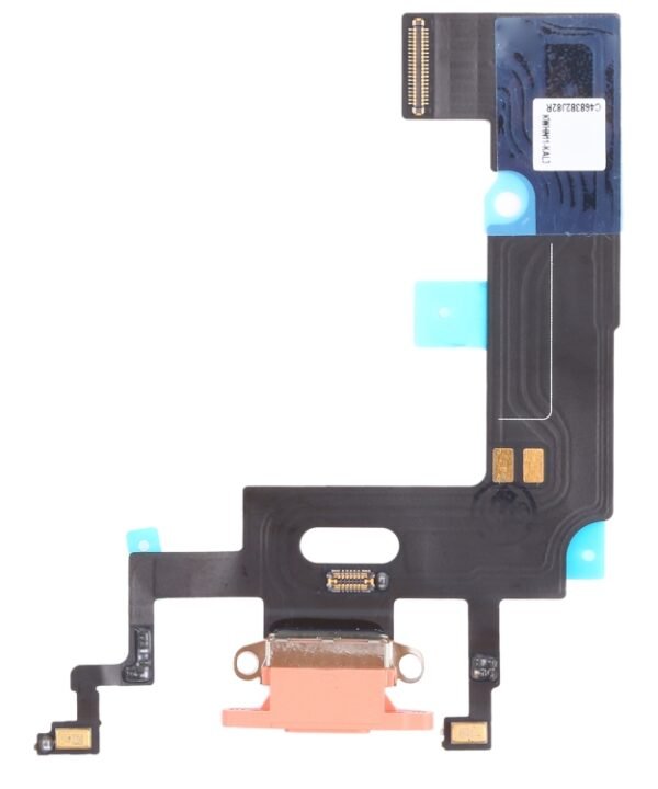 Original Charging Port Flex Cable for iPhone XR, For iPhone XR (Original)(Coral), For iPhone XR (Original)(Blue), For iPhone XR (Original)