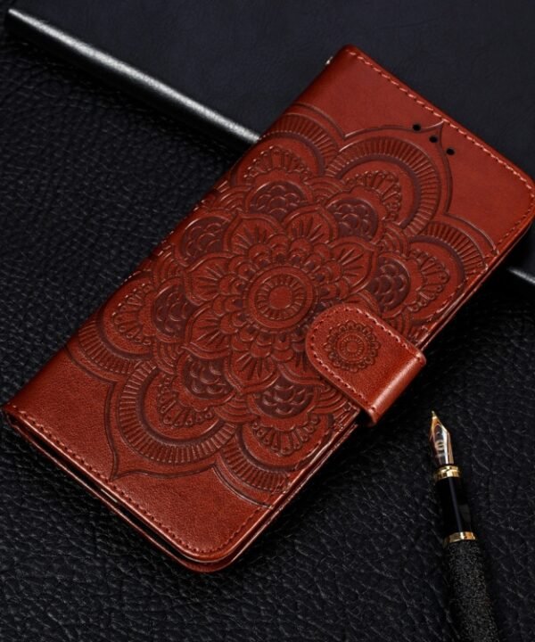 For iPhone XR Mandala Embossing Pattern Horizontal Flip Leather Case with Holder & Card Slots & Wallet & Photo Frame, For iPhone XR, iPhone XR