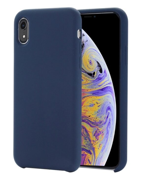 For iPhone XR Four Corners Full Coverage Liquid Silicone Case, For XR, XR