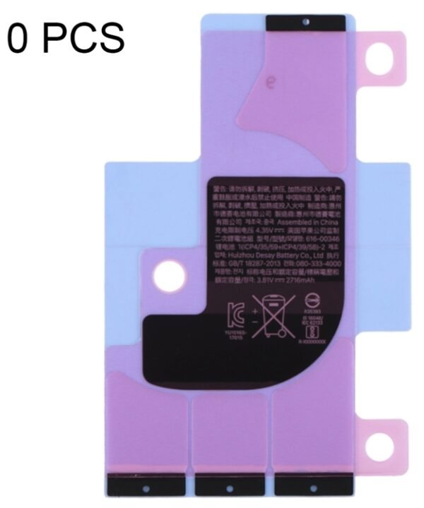 10 PCS Battery Adhesive Tape Stickers for iPhone XS