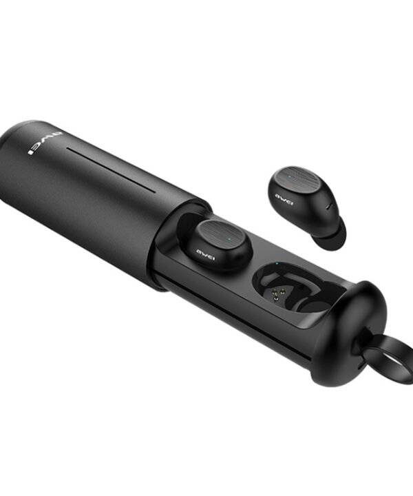 awei T55 TWS Bluetooth V5.0 Ture Wireless Sports Headset with Portable Charging Case