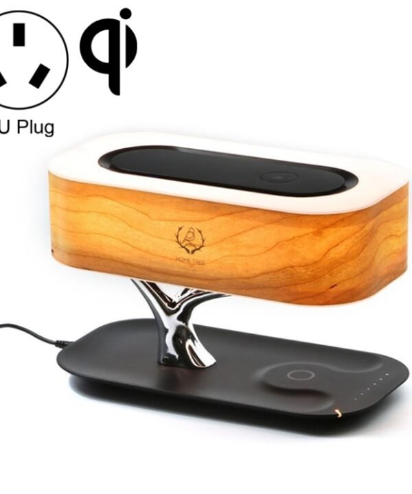 Tree Light Bluetooth Speaker Desk Lamp Phone Wireless Charger, AU Plug