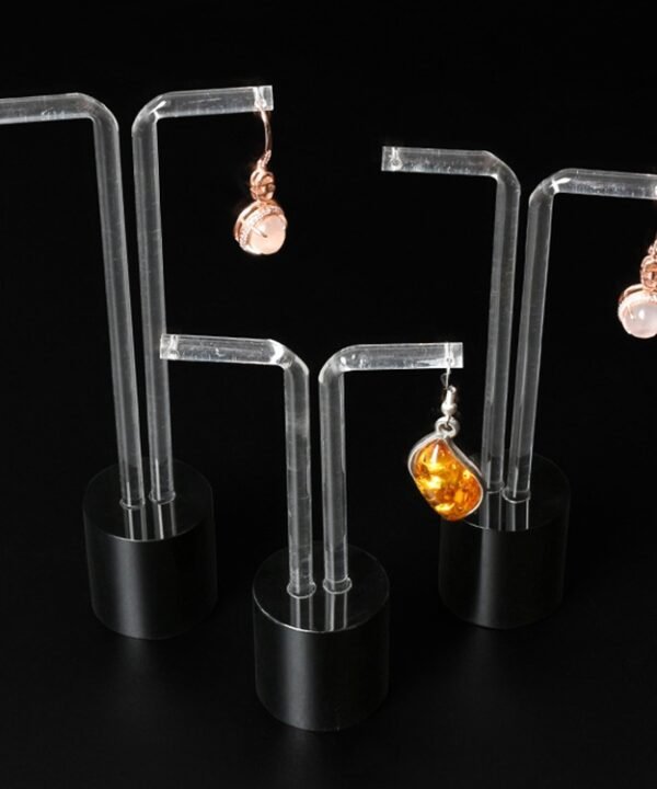 3pcs / Set Acrylic Ear Stud Earrings Jewelry Display Storage Rack