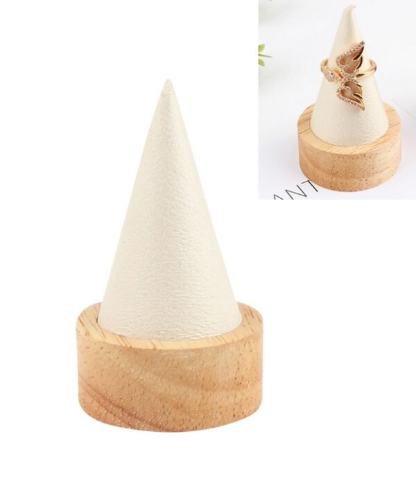 Circular Cone Log Rings Bracelets Jewelry Rack Storage Display Stand, Size: S, Size: S