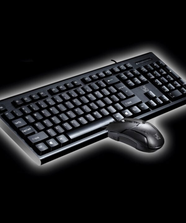 Chasing Leopard Q9 1600 DPI Professional Wired Grid Texture Gaming Office Keyboard + Optical Mouse Kit