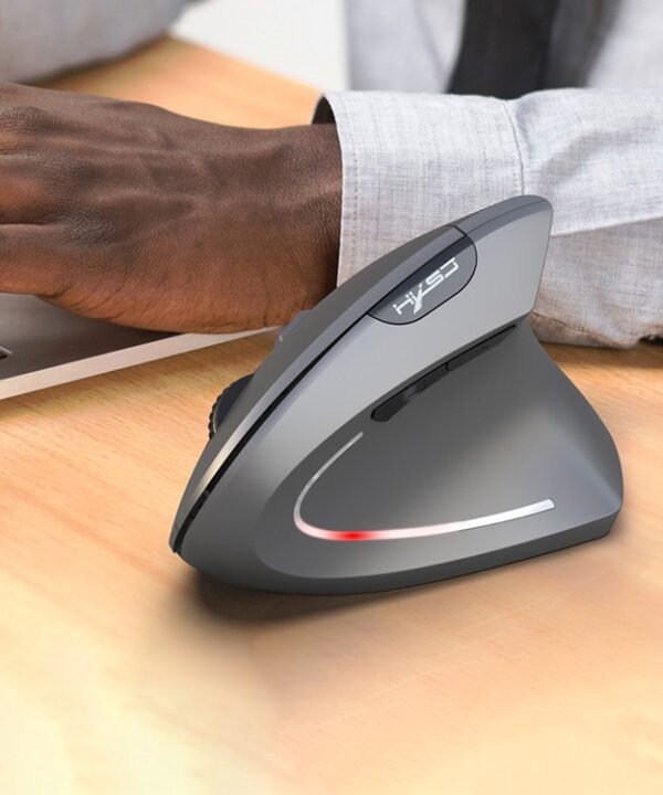 HXSJ T29 Bluetooth 3.0 Wireless Bluetooth 6-Keys 2400 DPI Adjustable Ergonomics Optical Vertical Mouse, 6 Buttons T29 Black, 6 Buttons T29 Grey