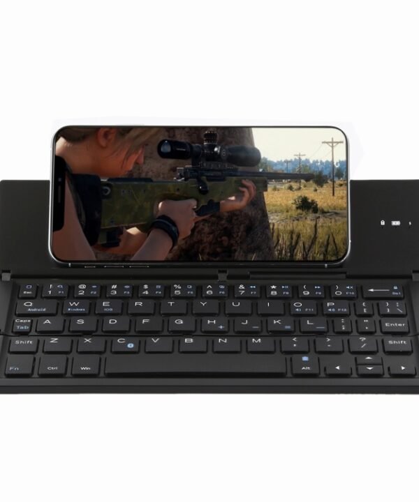 GK608 Ultra-thin Foldable Bluetooth V3.0 Keyboard, Built-in Holder, Support Android / iOS / Windows System, GK608 (Black), GK608 (Grey), GK608 (Gold)