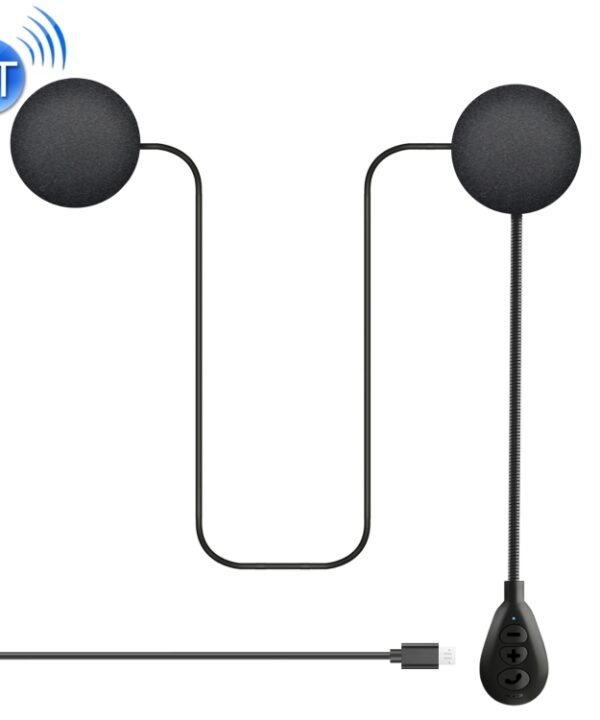 T6 Motorcycle Helmet Bluetooth V5.0 Headset