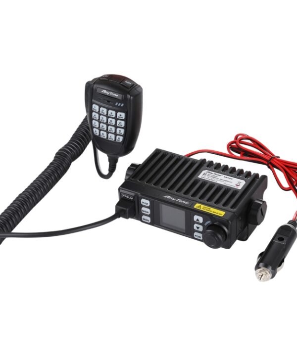 AnyTone AT-779UV Mobile Radio VHF / UHF Dual Band 200CH 25W FM Mobile Car Radio Walkie Talkie