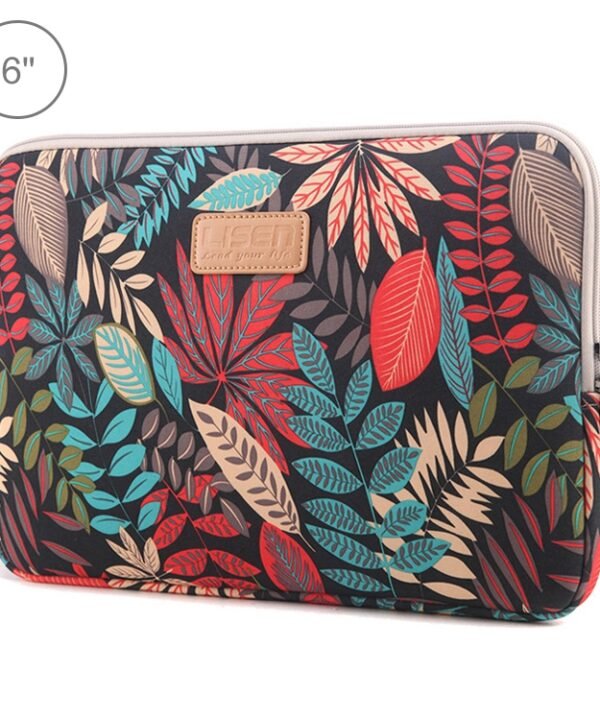 Lisen 6.0 inch Sleeve Case Colorful Leaves Zipper Briefcase Carrying Bag for Amazon Kindle, 6.0 inch