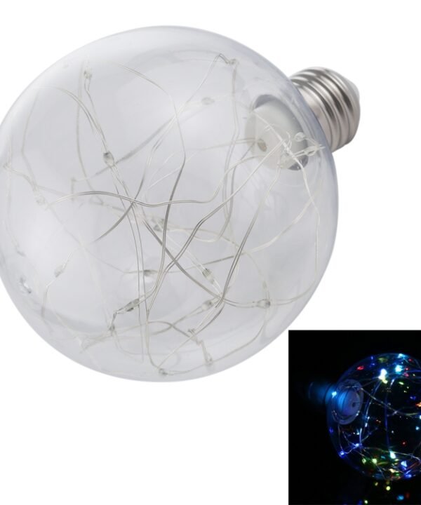 G95 E27 3W 80 LM Filament Retro Fairy LED String Light Bulb, AC 220V
