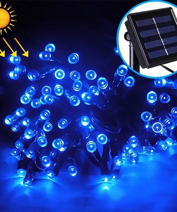 200 LEDs Outdoor Waterproof Christmas Festival Decoration Solar Lamp String, Length: 22m