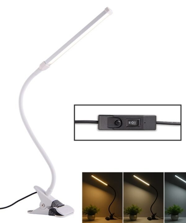 LED Desk Lamp 8W Folding Adjustable Eye Protection Table Lamp, USB Plug-in Version, USB Plug-in Version(White), USB Plug-in Version(Black)