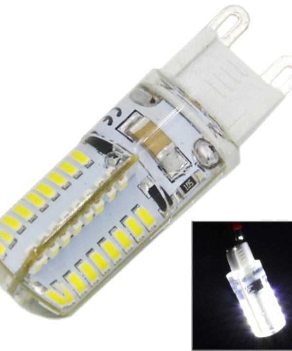 G9 4W 210LM  64 LED SMD 3014 Silicone Corn Light Bulb, AC 110V, AC 110V