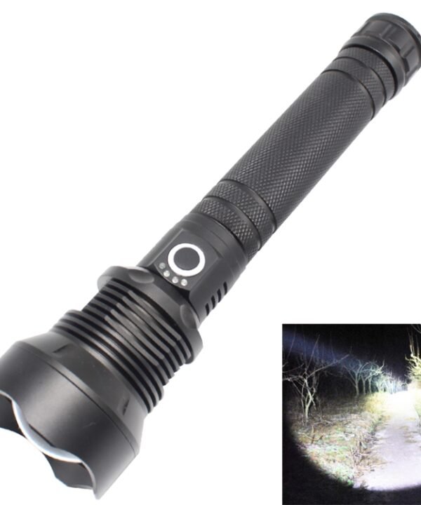 X92 Luminous Flux: 2000lm LED Waterproof Flashlight, Retractable Focus Function