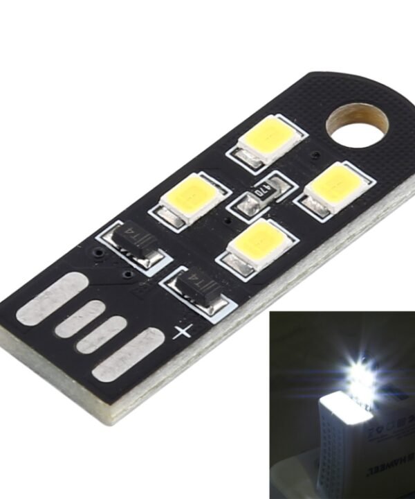 4 LEDs Ultra Thin Energy Saving USB Light