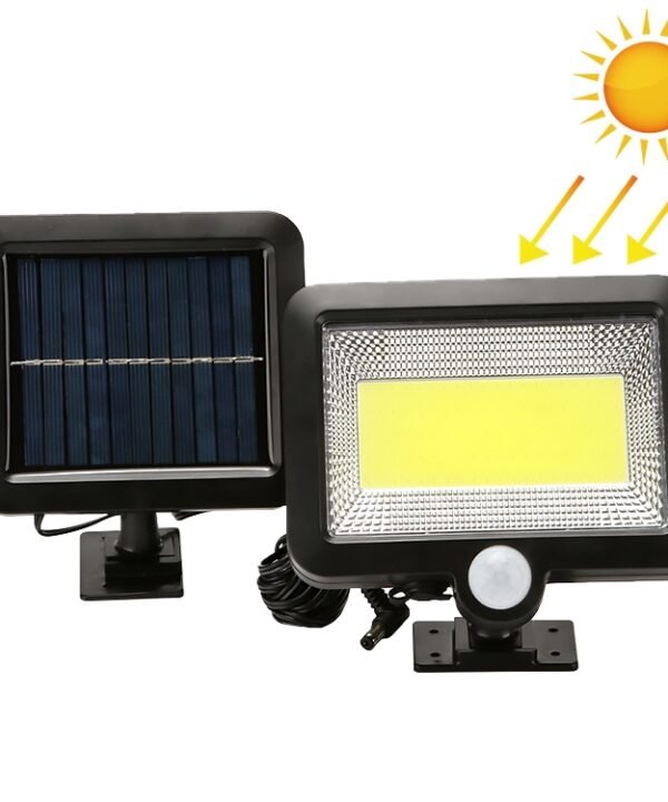 Solar Wall Light COB Separate Human Body Induction Garden Light Waterproof Outdoor Lighting Street Light