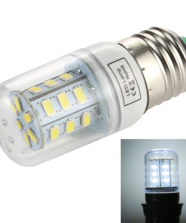 SMD 5730 Energy-saving Bulb, DC 12-30V, E27 24 LEDs White Light, E27 24 LEDs Warm White