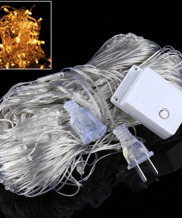 200 LEDs Reticular String Light with End Joint & Multi-function Controller, US Plug,  AC 110V, Warm White US Plug, Colorful Light US Plug, White Light US Plug