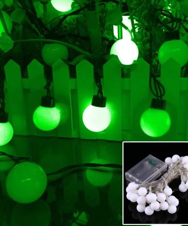 40 LEDs 3 x AA Batteries Powered String Light with 3-Modes, DC 4.5V, 4m Green Light, 4m Purple Light, 4m Red Light, 4m White Light, 4m Warm White, 4m Blue Light, 4m Colorful Light
