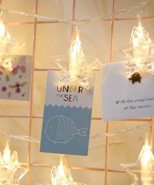 20 LEDs USB Powered Chains Lamp Decorative Light for Home Hanging Pictures, DIY Party, Wedding, Christmas Decoration, 3m USB