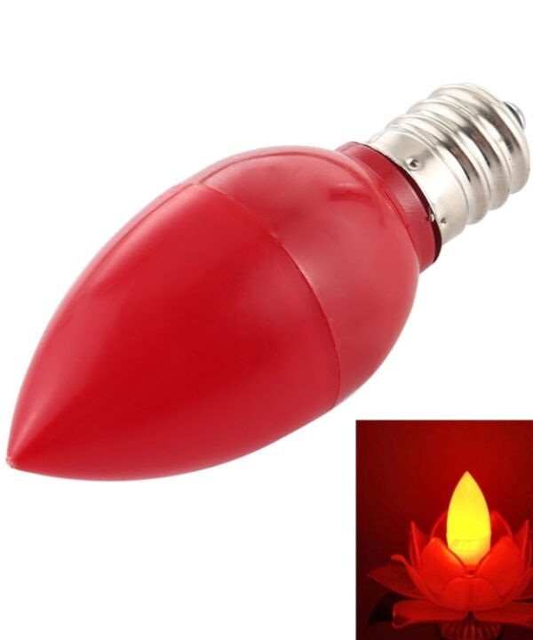 E12 2W 2835 SMD 90 LM LED Red Light Bulb Energy Saving Light, AC 220V