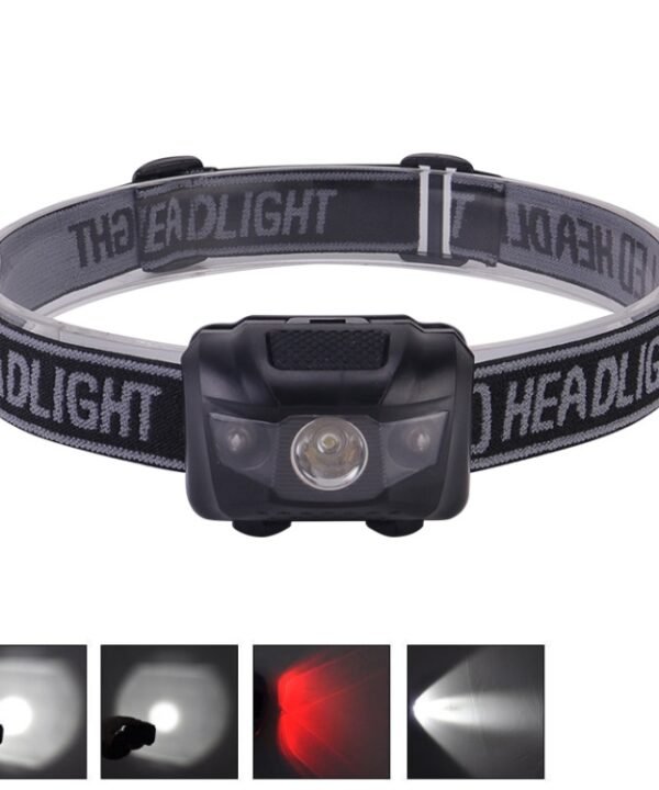 3W Water Resistant White Light LED HeadLamp, 120LM Outdoor Mini Light for Running / Fishing / Climbing