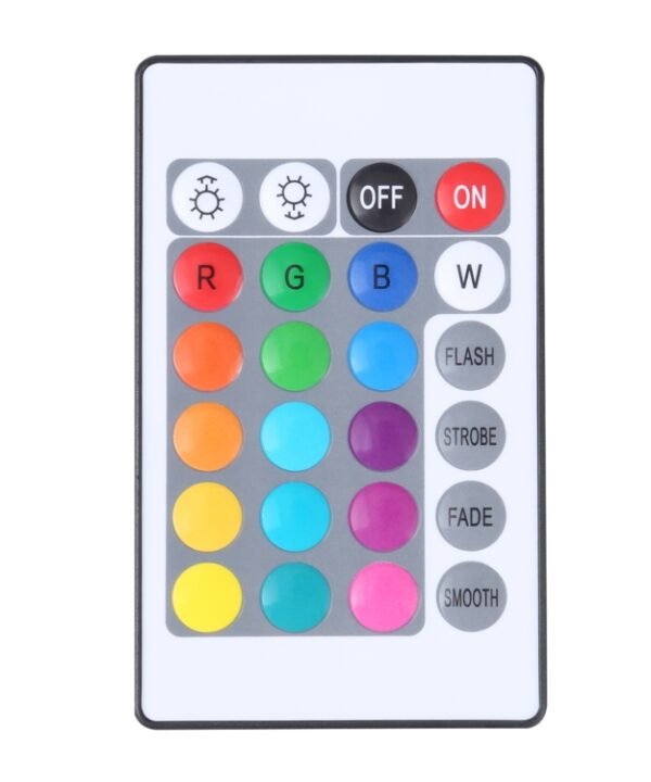 2.4G Smart Wifi LED RGB Controller with IR 24Keys Remote Control, 5-24V