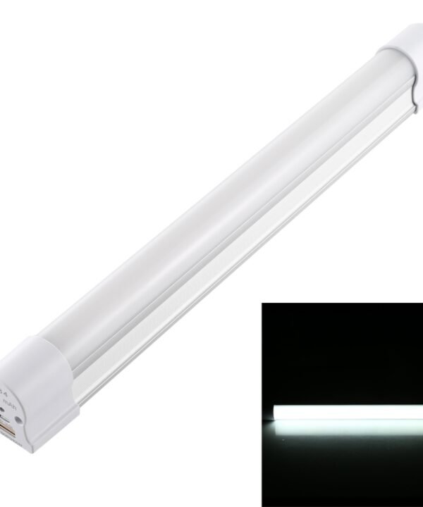 Q34 34cm White + Red USB LED Strip Light Portable 5V 650mA 5500-6500K with Switch