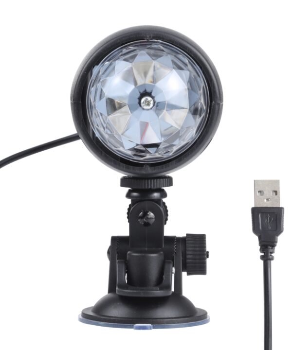 3W USB Colorful Rotary Stage LED Lamp