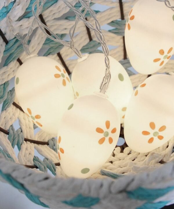 10 Bulbs LED Cute Easter Eggs Decorative Lamp Holiday Decorative Light Bulbs