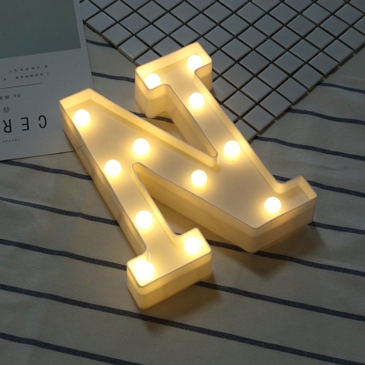 Dry Battery Powered Warm White Standing Hanging LED Holiday Light, N, A, O, B, C, P, D, Q, E, R, F, S, G, T, H, U, I, V, J, W, K, X, Y, L, Z, M - Image 2