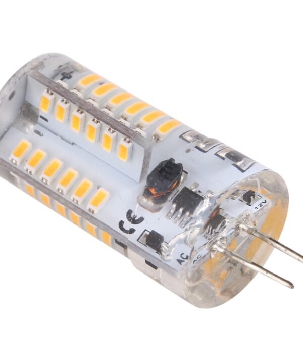 G4 2800-3200K 200LM 57LEDs Silicone LED Corn Light, 3014 SMD, Light Color: Warm White, AC / DC 12-16V