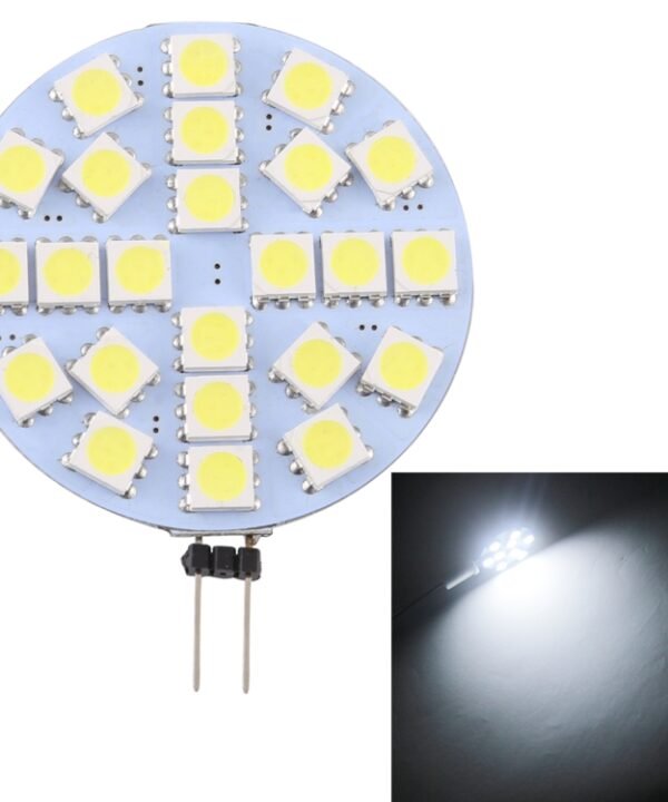 G4 24 LEDs SMD 5050 288LM 2800-3200K Stepless Dimming Energy Saving Light Pin Base Lamp Bulb, DC 12V, G4 24LEDs SMD 5050  288LM, G4 24 LEDs SMD 5050 288LM